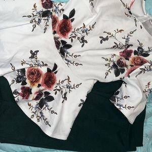 Matching dress pants and shirt. The pants are a beautiful green. Worn once